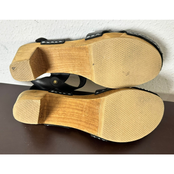 Sanita Wood Matrix Square Flex Sandal 39/8 Women’s Toe Separator Toe Gripper - Picture 12 of 12